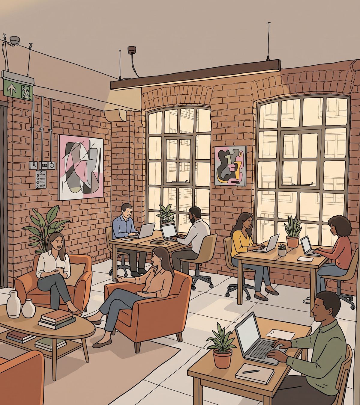 Affordable workspace at Writers House